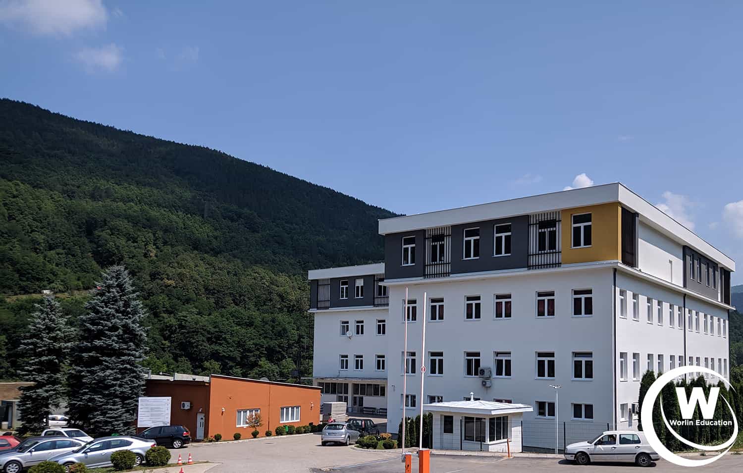 Campus building -wm University of East Sarajevo campus building in Foca