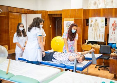Students undergoing clinical training at MU Pleven