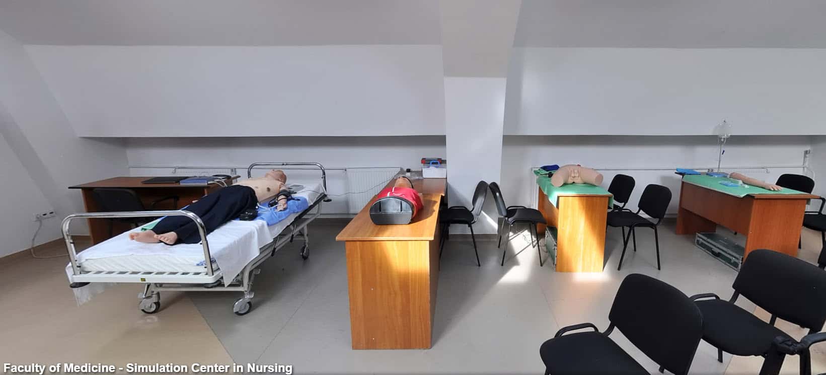 Nursing Simulation Room at the Faculty of Medicine, ULB Sibiu