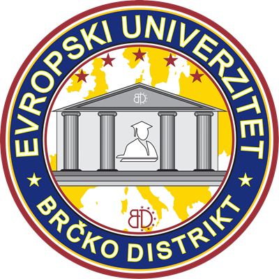 Logo of European University Brcko District Bosnia and Herzegovina