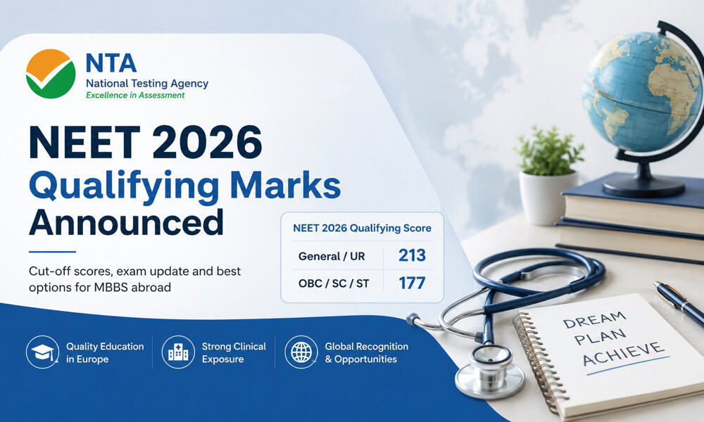 NEET 2026 cutoff for MBBS Abroad in Europe and other countries